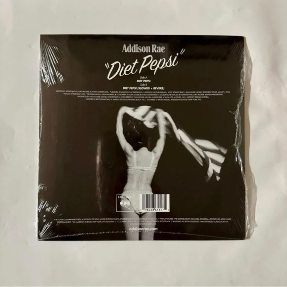 Addison Rae Diet Pepsi サイン入りレコード Addison Rae Diet Pepsi Vinyl - Signed | eBay